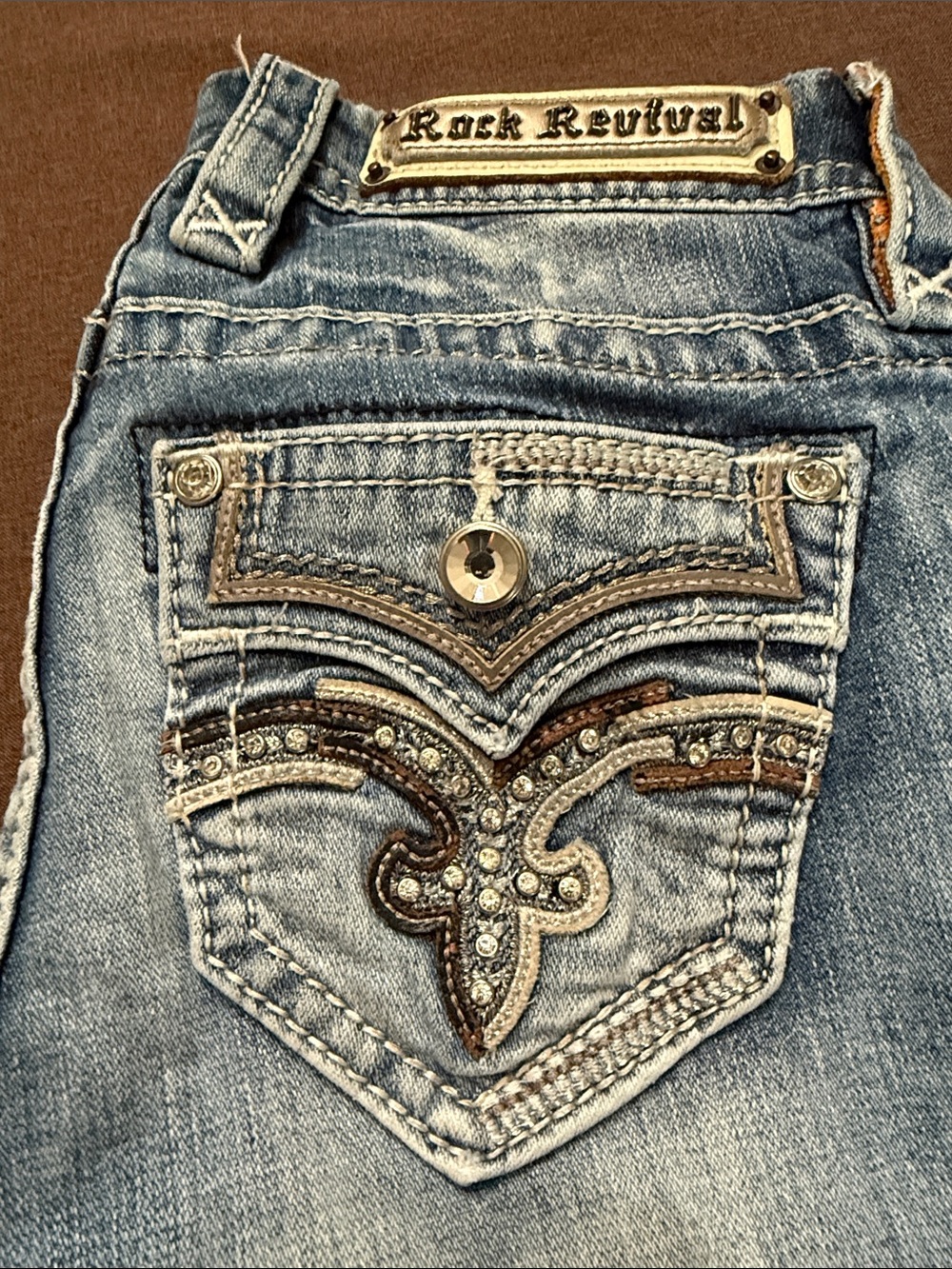 Rock, revival vien easy straight size 25